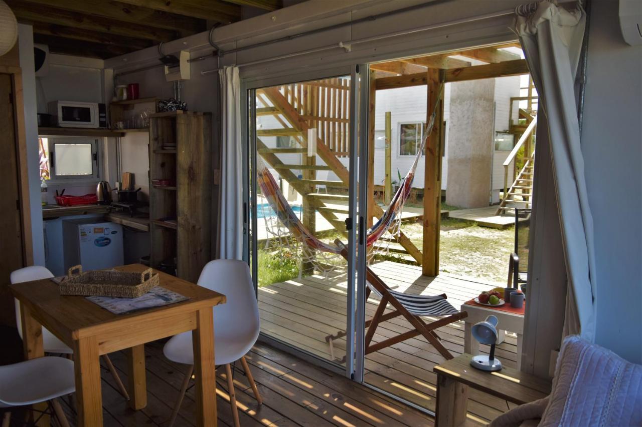 El Palafito Aparthotel La Pedrera Bagian luar foto