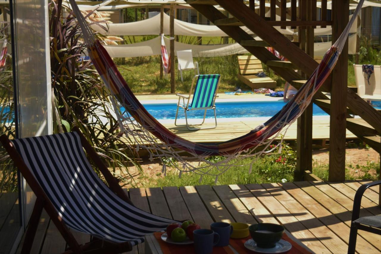 El Palafito Aparthotel La Pedrera Bagian luar foto