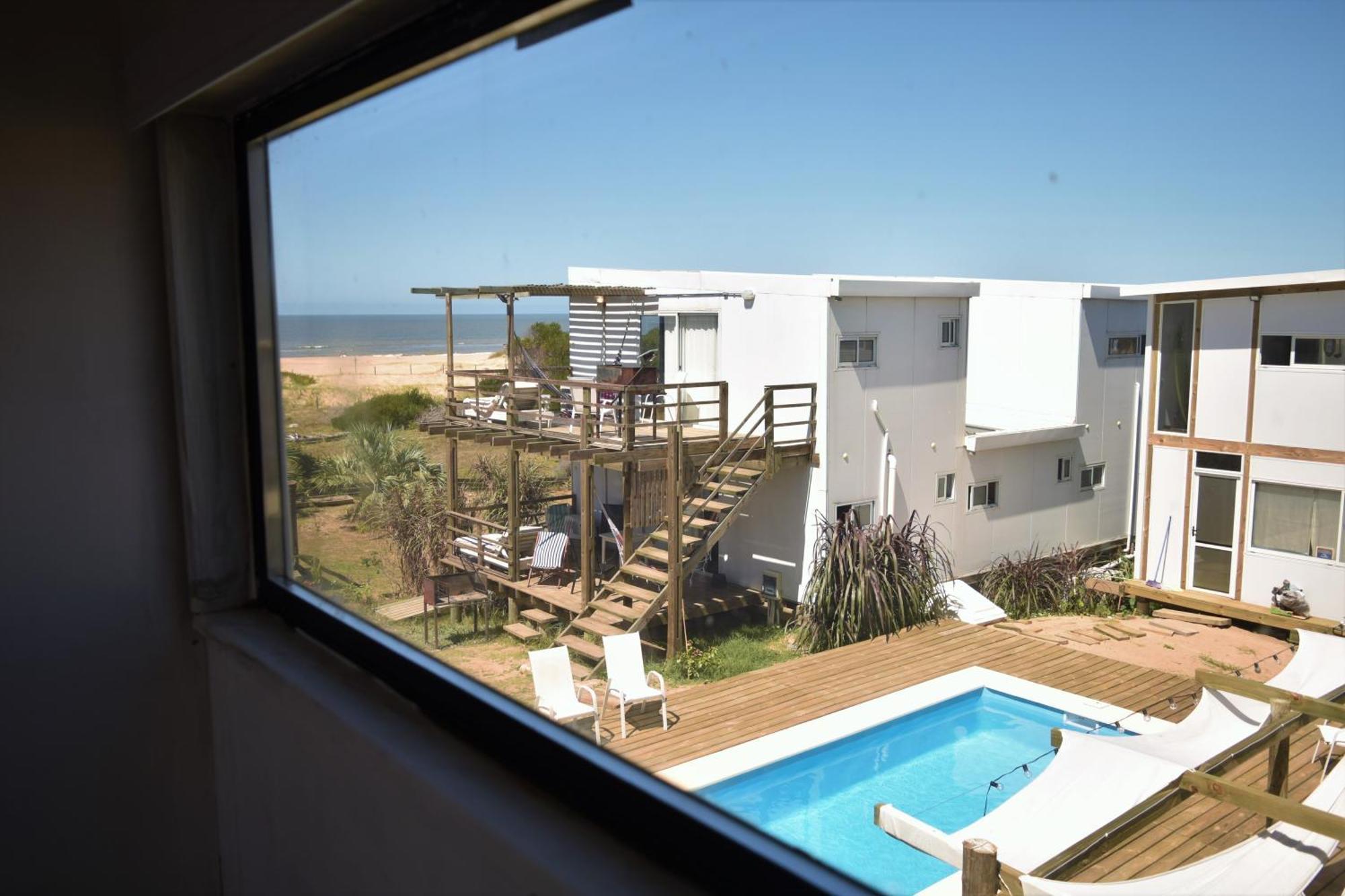 El Palafito Aparthotel La Pedrera Bagian luar foto